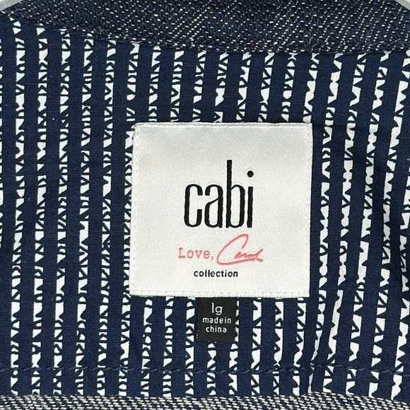 CAbi Adventure Anorak Blue Denim Jacket 5100 Size Large - Picture 9 of 14